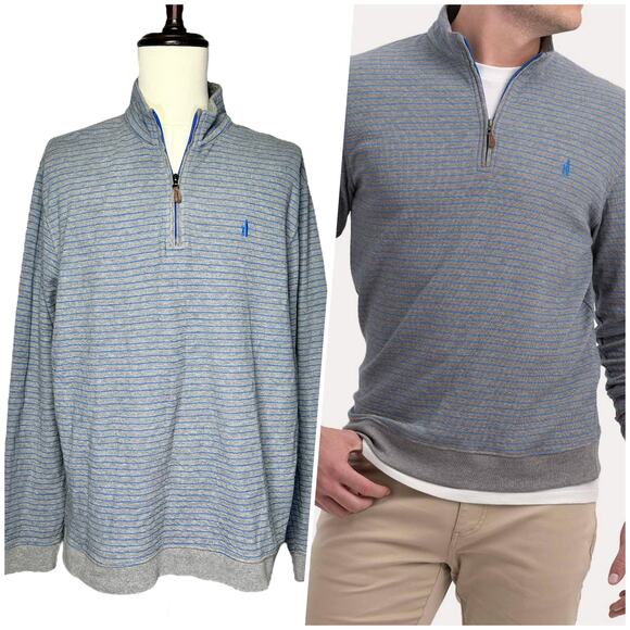 Johnnie-O | Men | Emmett Fleece Performance Half Zip Pullover Sweater | Size XL - Picture 1 of 13